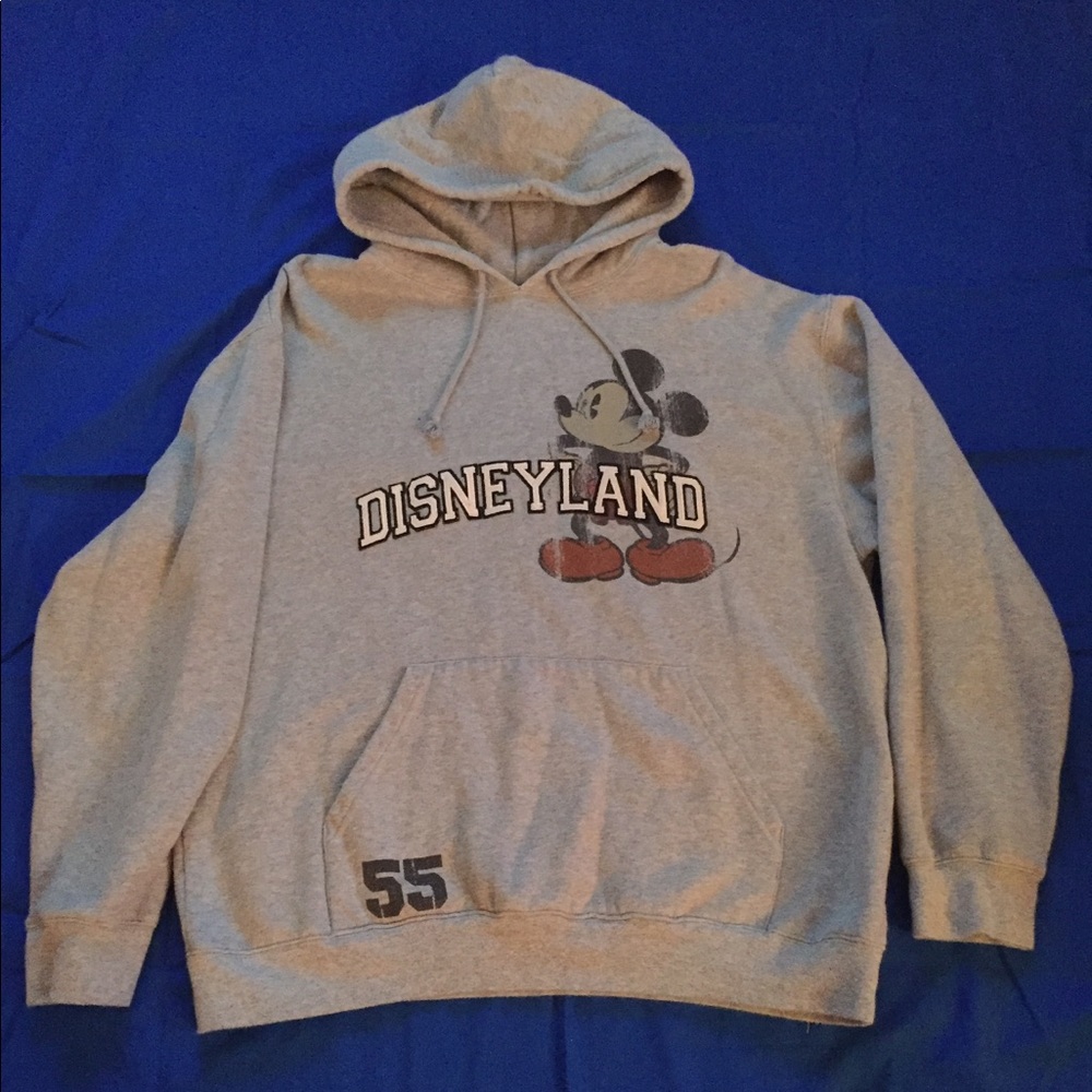 Gray Disneyland sweater